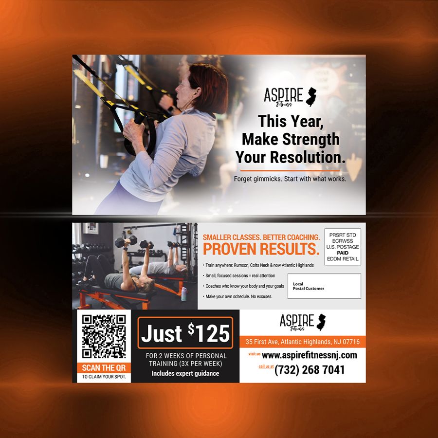 Personal training studio